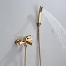 Mitigeur mural bain douche contemporain angulaire métal… – vue 2