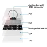 Panneau solaire flexible monocristallin noir mince… – vue 6