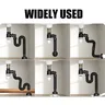 Siphon évier flexible accordéon PVC ABS noir blanc coude… – vue 3