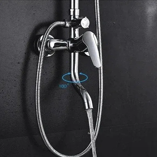 Robinet de salle de bains mitigeur chaud et froid – vue 3