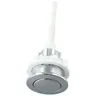Bouton poussoir de toilette chromé ABS – vue 2