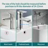 Cache tropplein lavabo universel octogonal facetté… – vue 5