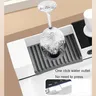 Évier de cuisine cascade Nano blanc avec robinet… – vue 4