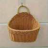 Panier de rangement tissé de Style ferme de campagne, panier de rangement intérieur et extérieur pour cuisine, salon, décoration murale, panier suspendu de fleurs