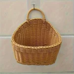 Panier de rangement tissé de Style ferme de campagne, panier de rangement intérieur et extérieur pour cuisine, salon, décoration murale, panier suspendu de fleurs