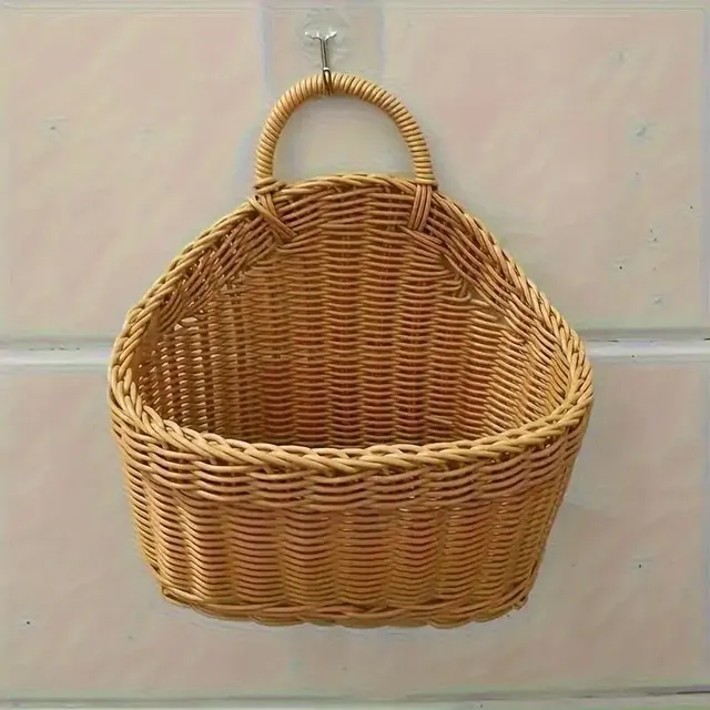 Panier de rangement tissé de Style ferme de campagne