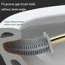 Brosse de toilette murale de luxe en Silicone – vue 4