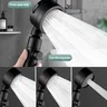 Pommeau douche pressurisé noir mat ergonomique bouton… – vue 6
