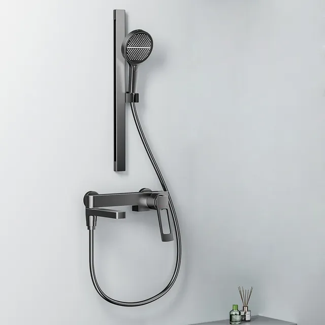 Robinetterie baignoire douche murale mitigeur… – vue 3