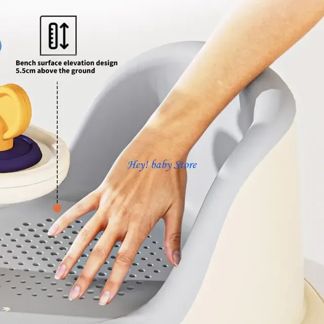 Chaise siège bain bébé antidérapante base ventouses… – vue 3