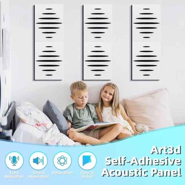 Panneaux muraux acoustiques ajourés 3D – vue 5
