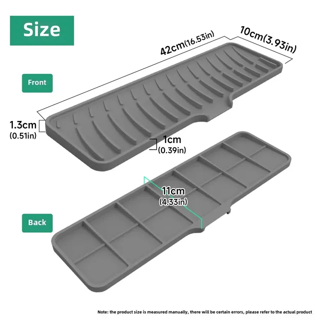 Tapis de vidange en Silicone pour évier de cuisine – vue 5