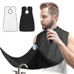 Tablier de rasage pour homme tablier de rasage de barbe bavoir de soin visage cheveux rasés bavoirs pour adultes rasoir nettoyage coiffeur cadeau tablier propre