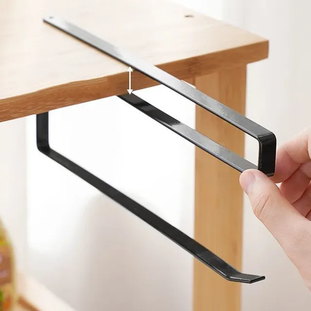 Porte rouleau papier cuisine suspension sous étagère fer… – vue 3
