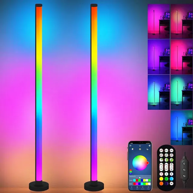 Lampadaire LED intelligent RGB
