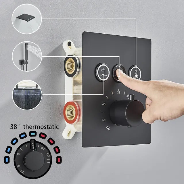 Robinet de douche au plafond – vue 4