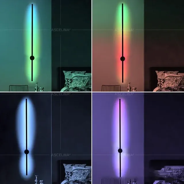 Applique murale LED RGB rotative 60/80/100cm – vue 4