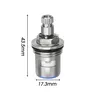 Cartouche remplacement robinet acier inoxydable tige… – vue 6