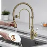 Robinet de cuisine extractible à ressort multifonction à… – vue 3