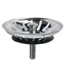 Bouchon de vidange de lavabo en acier inoxydable – vue 1