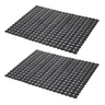 Paquet de 2 tapis d'évier de cuisine pour éviers en… – vue 6