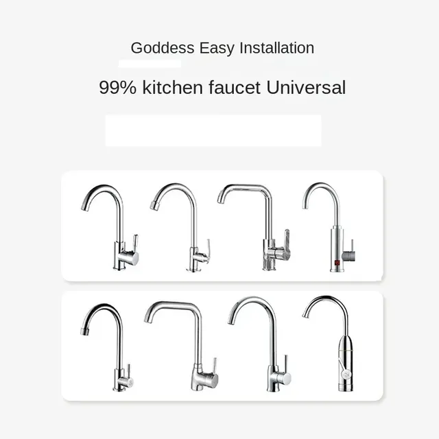 Robinet de cuisine de remplacement en acier inoxydable – vue 2