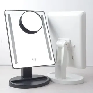 Miroir maquillage LED éclairage tactile intensité réglable grossissant…