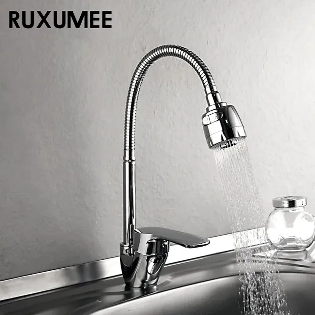 Robinet de lavabo de cuisine Flexible rotatif à 360 degrés – vue 3