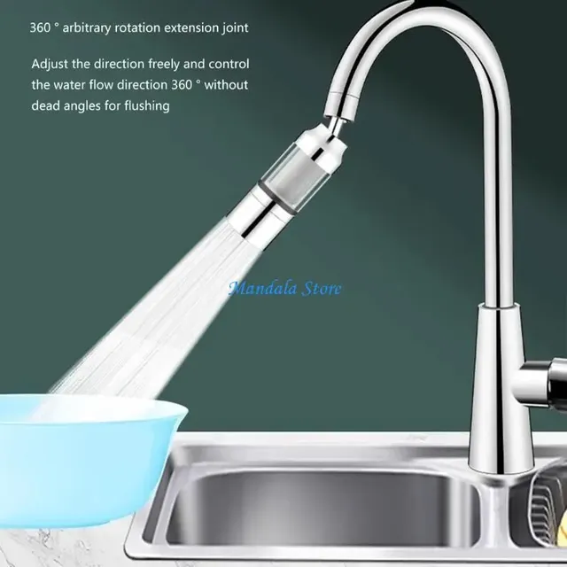 Aérateur filtrant robinet cuisine inox chromé… – vue 2