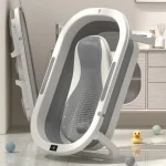 Baignoire bébé baignoire chaude bébé pliable enfant en bas âge assis et couché articles de salle de bain ménagers pour tout-petits