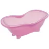 Poupée bébé réaliste silicone bain baignoire rose… – vue 6