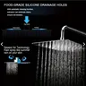 Pommeau de douche de pluie 8 pouces grand pommeau de… – vue 2