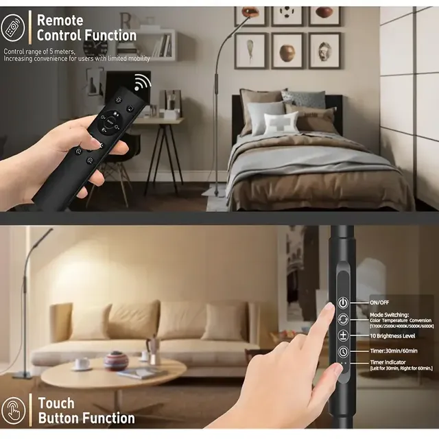 Télécommande tactile pour lampadaire - Luminosité… – vue 6