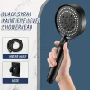 Système de pomme de douche à main, 5 modes, robinet d’économie d’eau, Construction en plastique Durable, Installation facile, accessoires de douche Système de pomme de douche à main, 5 modes, robinet d’économie d’eau, Construction en plastique Durable, Installation facile, accessoires de douche