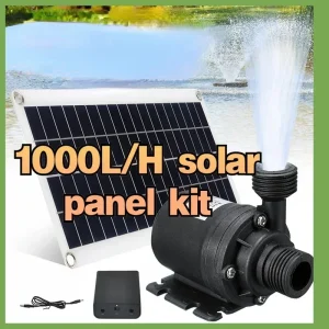 Panneau solaire 800L/H Kit de panneaux pompe à eau sans brosse cellule photovoltaïque fontaine piscine étang USB 5V 12 V panneau solaire Panneau solaire 800L/H Kit de panneaux pompe à eau sans brosse cellule photovoltaïque fontaine piscine étang USB 5V 12 V panneau solaire