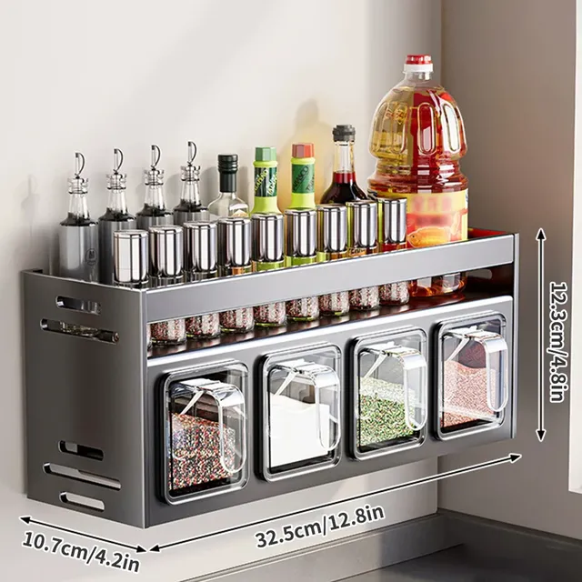 Étagère murale fixation sans perçage inox brossé… – vue 6
