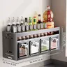 Étagère murale fixation sans perçage inox brossé… – vue 6