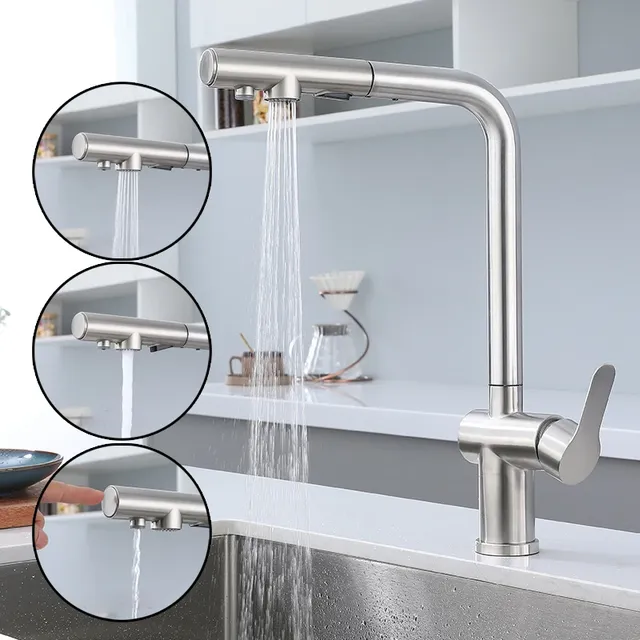 Robinet d'évier de cuisine extractible – vue 4