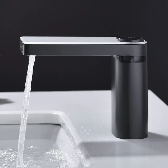 Bassin de bain noir numérique LED – vue 3