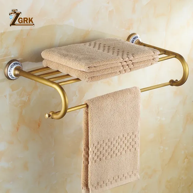 Ensemble mural accessoires salle bain laiton sculpté… – vue 6