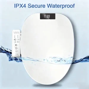 Siège de toilette intelligent pour Bidet, couvercle allongé chauffant, sèche-Air chaud, lavage féminin, veilleuse, chauffage instantané, pour salle de bain Siège de toilette intelligent pour Bidet, couvercle allongé chauffant, sèche-Air chaud, lavage féminin, veilleuse, chauffage instantané, pour salle de bain