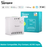 SONOFF MINI-D Wi-Fi commutateur intelligent premier MINI dispositif de relais de Contact sec avec matière prend en charge le contrôle du contacteur d&rsquo;alimentation ca/cc