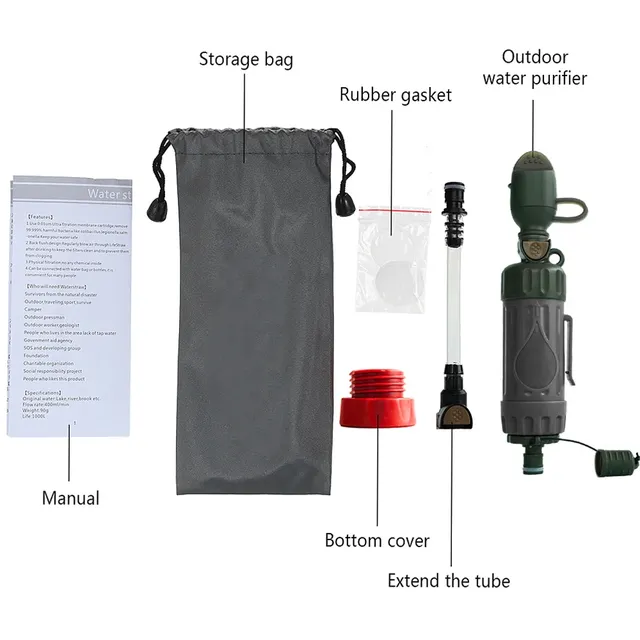 Purificateur d'eau à fonctions multiples – vue 3