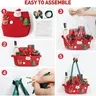 Panier de rangement en coton tissé de noël – vue 6