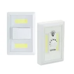 Dimmable COB LED veilleuse à piles Simple interrupteur applique murale pour la maison chambre cuisine escalier placard éclairage