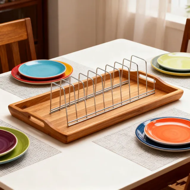 Bol de cuisine organisateur de vaisselle en acier… – vue 3