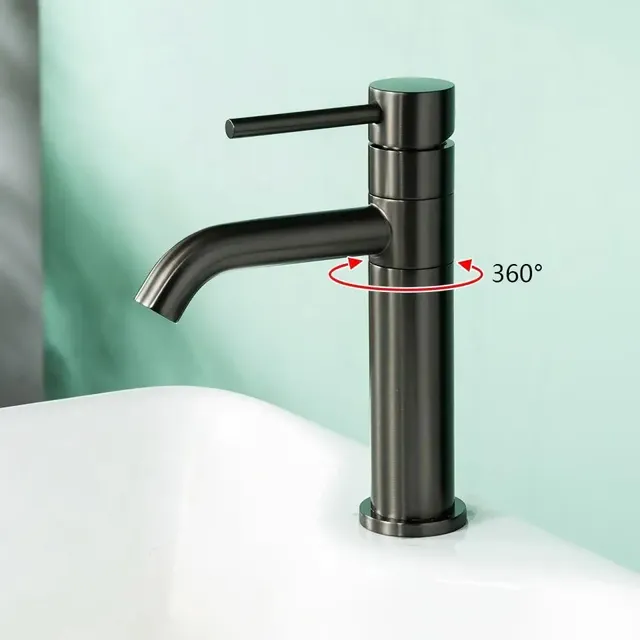 Robinet de lavabo de salle de bains torsadé à 360 degrés – vue 4