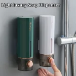 Distributeur de savon Non perforé, désinfectant pour les mains, cintre mural, presse, maison, hôtel, Gel douche, boîte de shampoing, montage mural