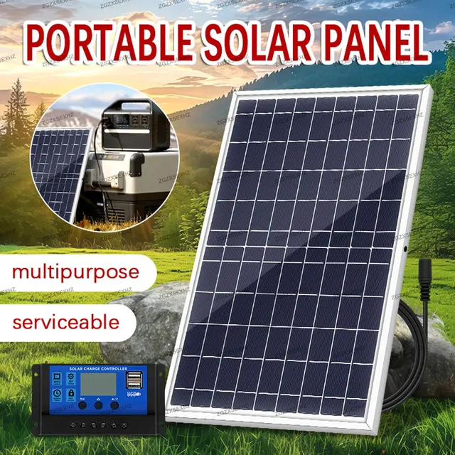 1000W 500W 12V kit panneau solaire photovoltaïque 100A…