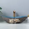 Lavabo en céramique salle de bains éviers cour évier… – vue 6